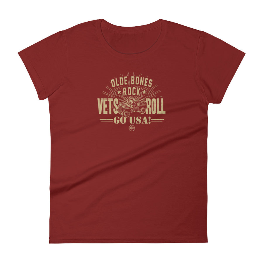Vets Roll Go USA! Women's T-Shirt
