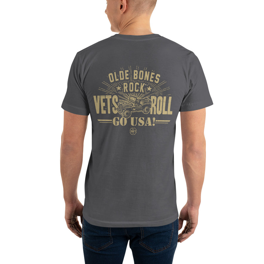 Vets Roll! Go USA! Men's T-Shirt